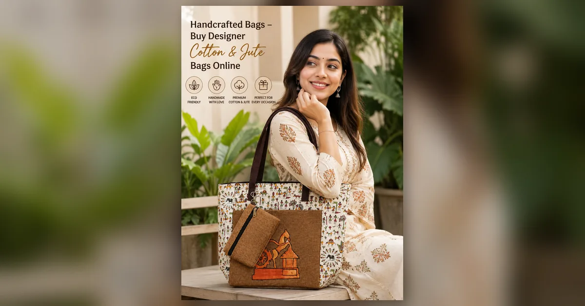 Handcrafted Bags – Buy Designer Cotton & Jute Bags Online