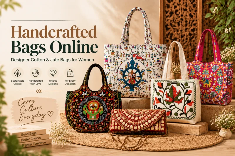 Handcrafted Bags Online | Designer Cotton & Jute Bags for Women – Zuvinn