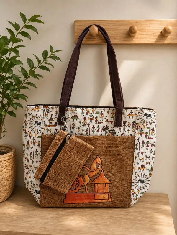 Jute Warli Grace Bag